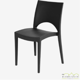 Stack chair  polypropylene  June schwarz