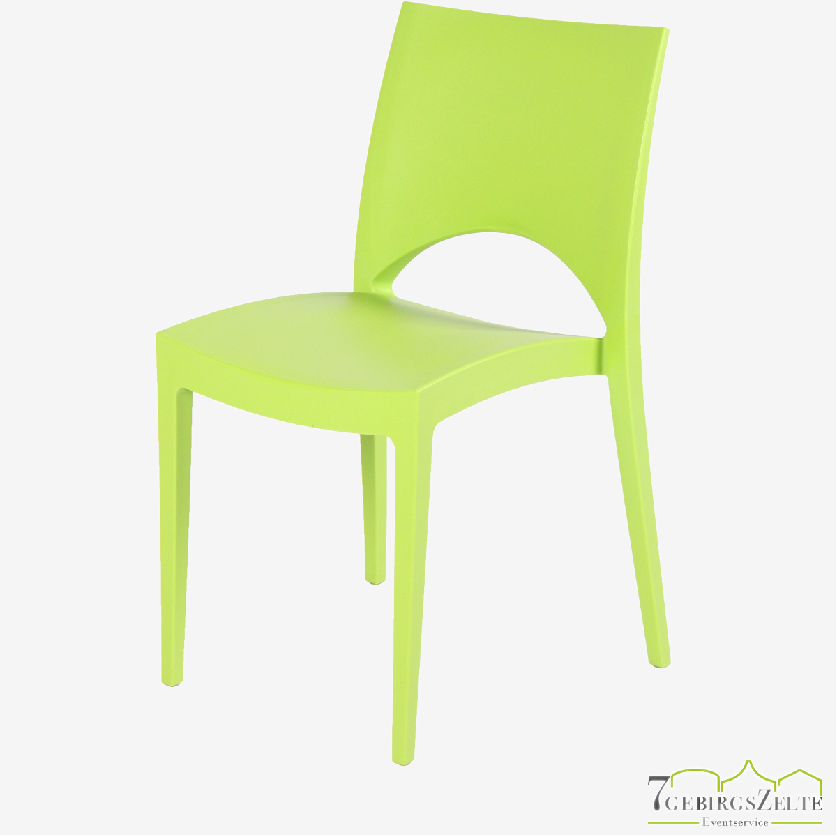 Stack chair  polypropylene  June lime