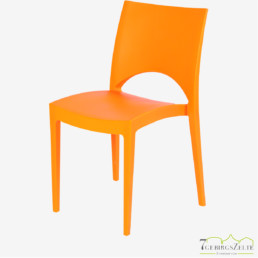 Stack chair  polypropylene  June orange